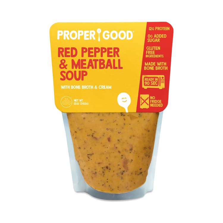 Red Pepper & Meatball Soup
