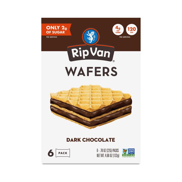 Rip Van Wafers, Dark Chocolate, Snack