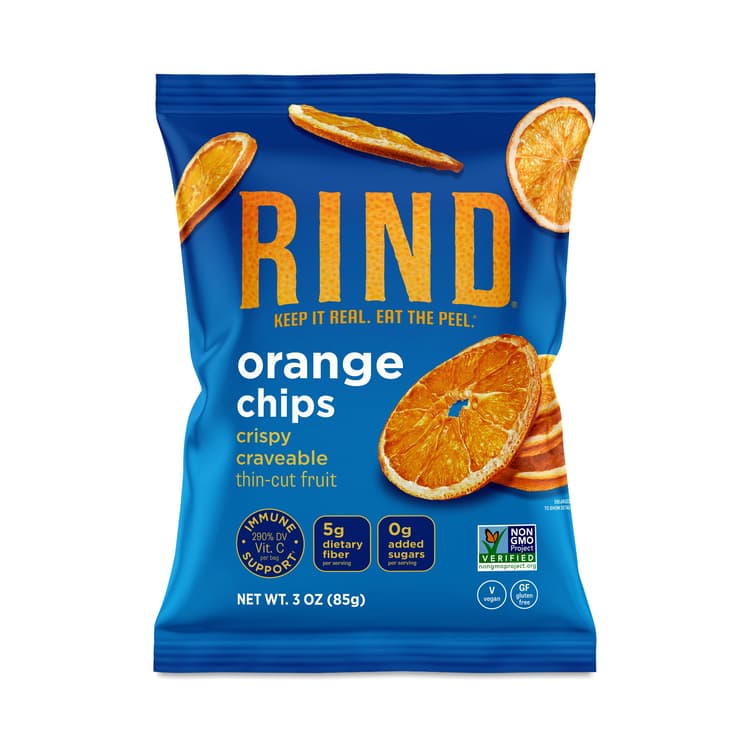 Rind Snacks Thin-Cut Chips, Orange