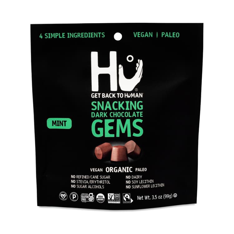 Hu Mint Snacking Dark Chocolate Gems