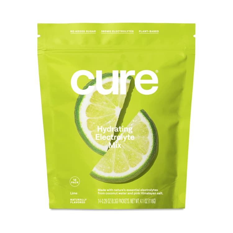 Cure Hydration Hydrating Electrolyte Mix, Lime