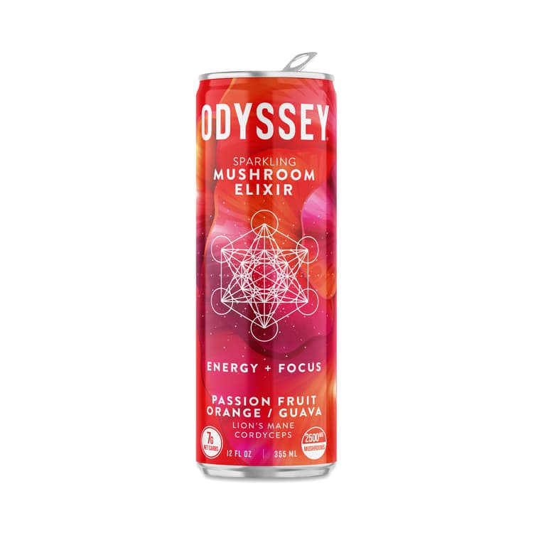 Odyssey Mushroom Elixir Sparkling Passion Fruit Orange / Guava