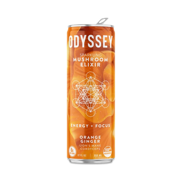Odyssey Elixir Sparkling Mushroom Elixir, Orange Ginger