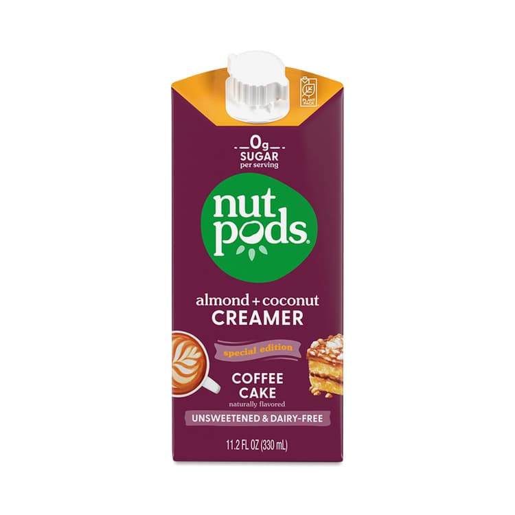 Nutpods Unsweetened & Dairy Free Coffee Cake Almond + Coconut Creamer