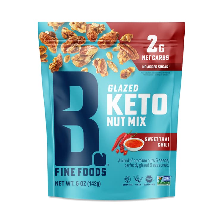 Bubba'S Fine Foods Glazed Keto Nut Mix, Sweet Thai Chili