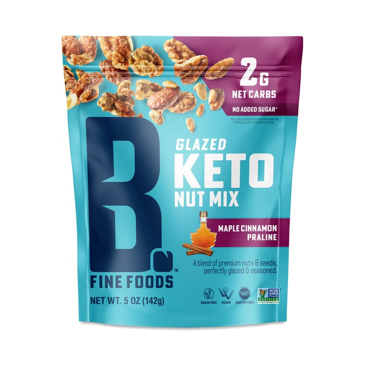 Bubba'S Fine Foods Glazed Keto Nut Mix, Maple Cinnamon Praline