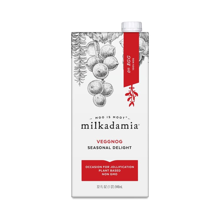 Moo Is Moot Milkadamia Veggnog Seasonal Delight