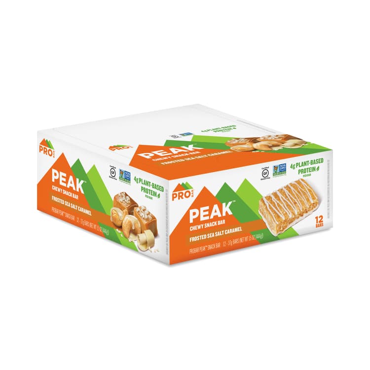 Probar Peak Chewy Snack Bar, Frosted Sea Salt Caramel