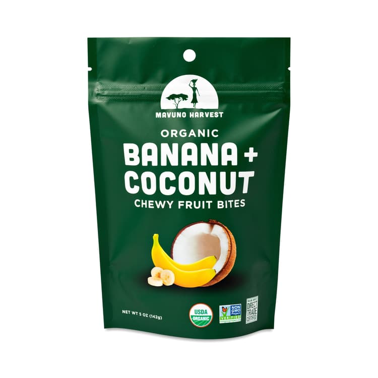 Mavuno Harvest Organic Fruit Bites, Banana & Coconut