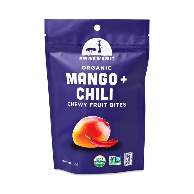 Mavuno Harvest Organic Fruit Bites, Mango & Chili
