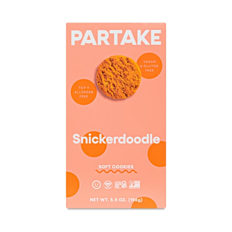 Partake Snickerdoodle Soft Cookies