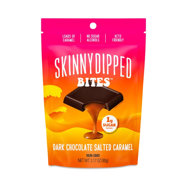 Skinnydipped Bites, Dark Chocolate Salted Caramel