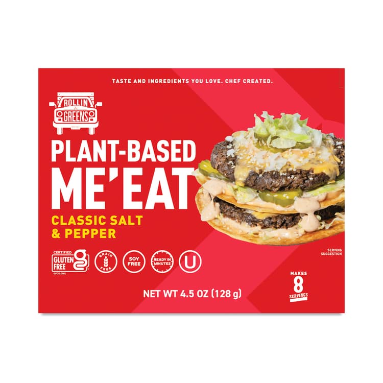 Rollin Greens Plant-Based Me'Eat Classic Salt & Pepper