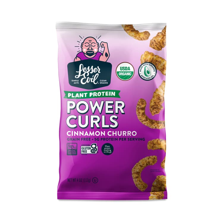 Plant Protein Power Curls, Cinnamon Churro