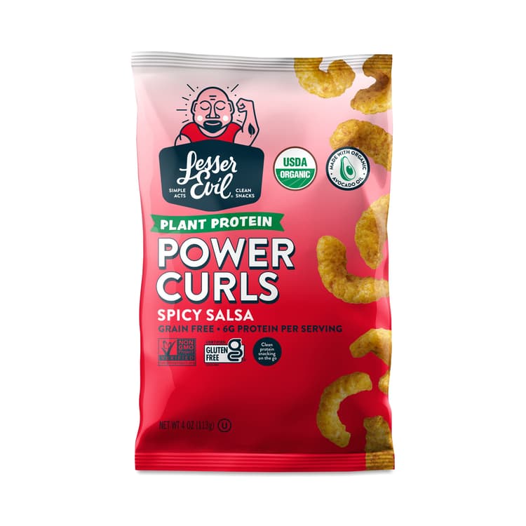 Plant Protein Power Curls, Spicy Salsa