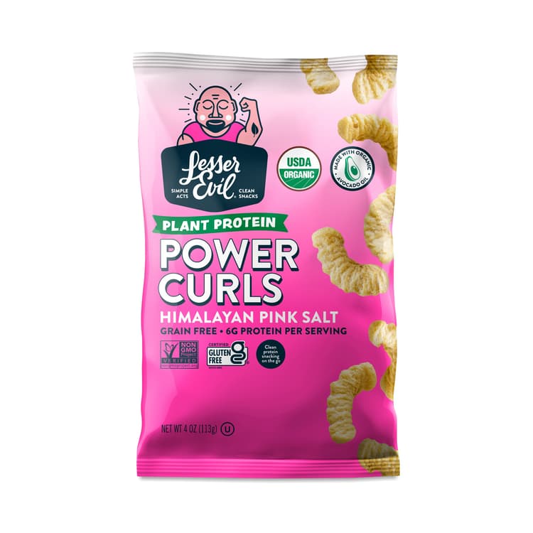 Plant Protein Power Curls, Himalayan Pink Salt
