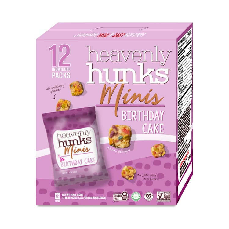 Heavenly Hunks Birthday Cake Mini Cookie Bites