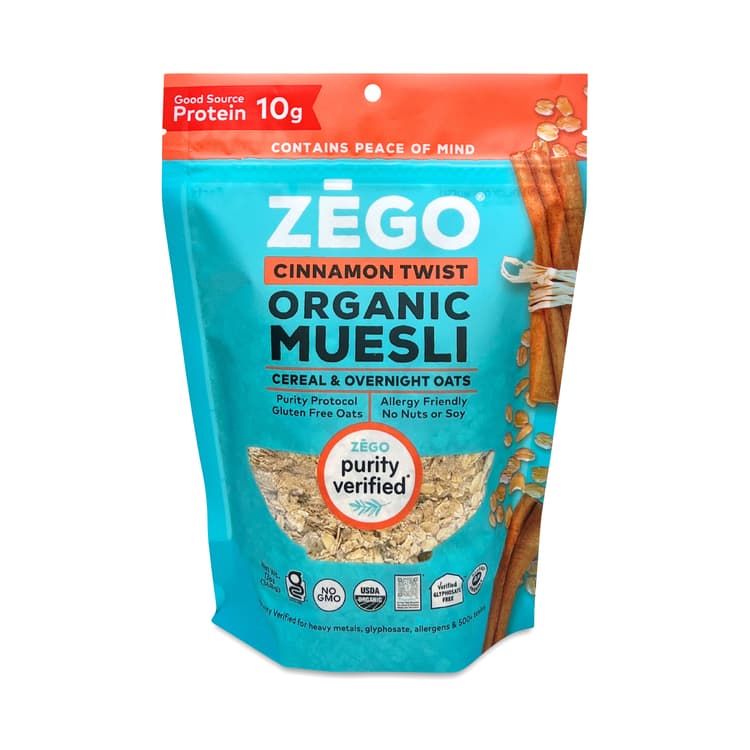 Zego Cinnamon Twist Organic Muesli
