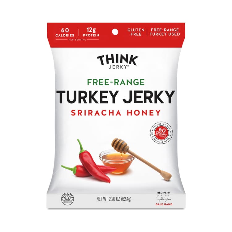 Think Jerky Free-Range Turkey Jerky, Sriracha Honey