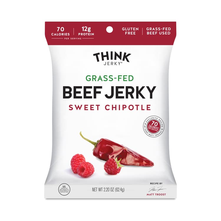 Think Jerky Grass-Fed Sweet Chipotle Beef Jerky