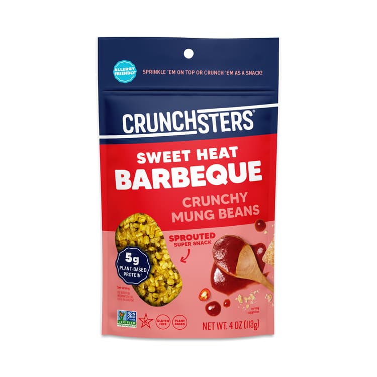 Crunchsters Crunchy Mung Beans, Sweet Heat Bbq