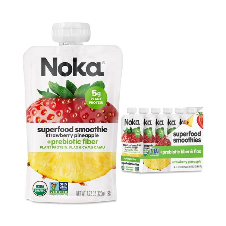 Noka Organic Superfood Smoothie, Strawberry Pineapple