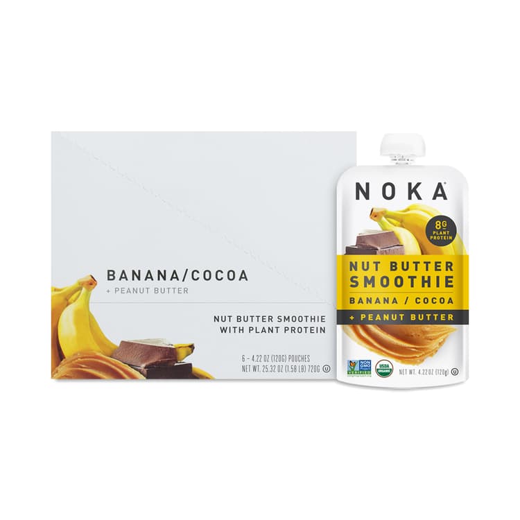 Organic Nut Butter Smoothie, Banana Cocoa & Peanut Butter