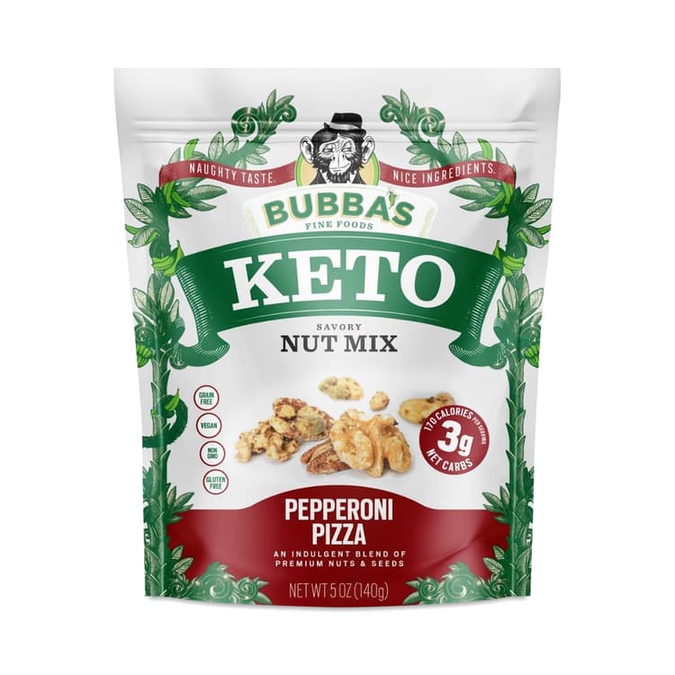 Keto Nut Mix, Pepperoni Pizza