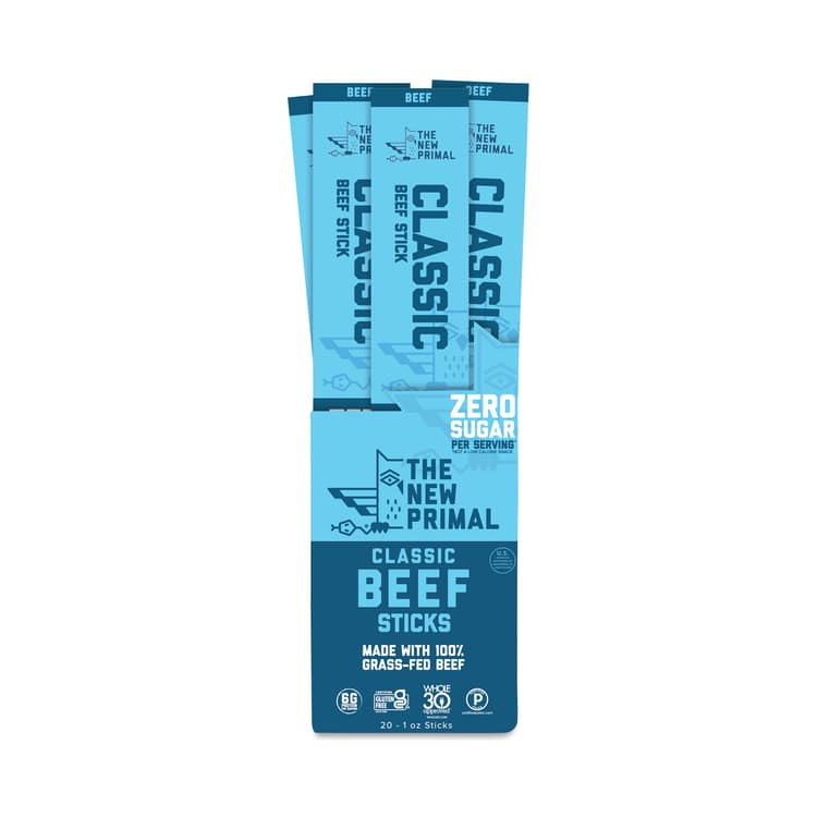The New Primal Grass-Fed Beef Sticks, Classic