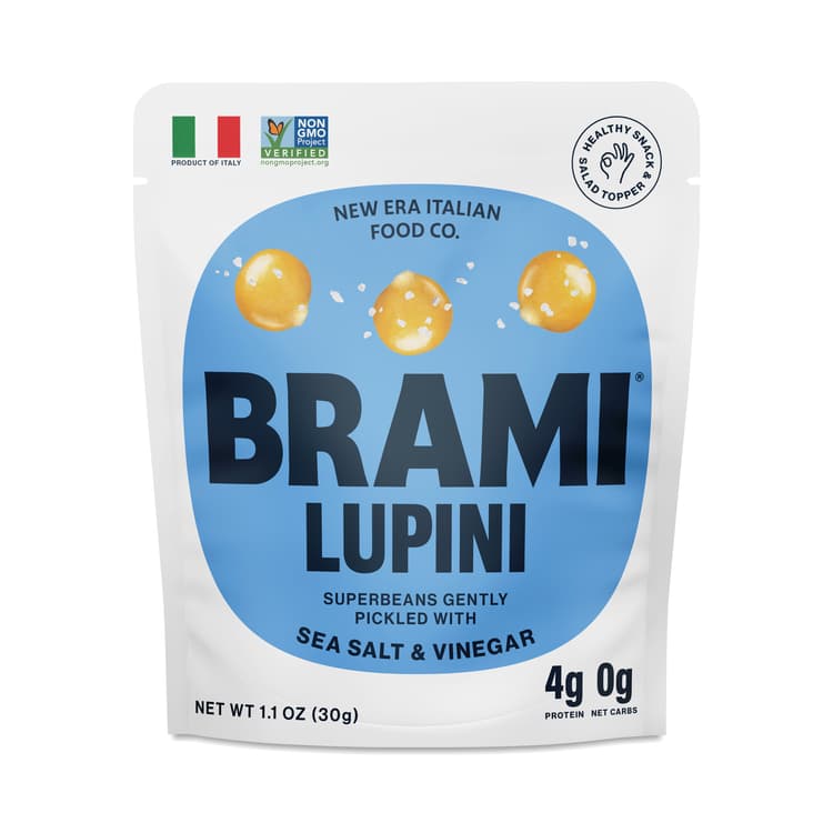 Brami Italian Snacking Lupini Beans, Sea Salt & Vinegar