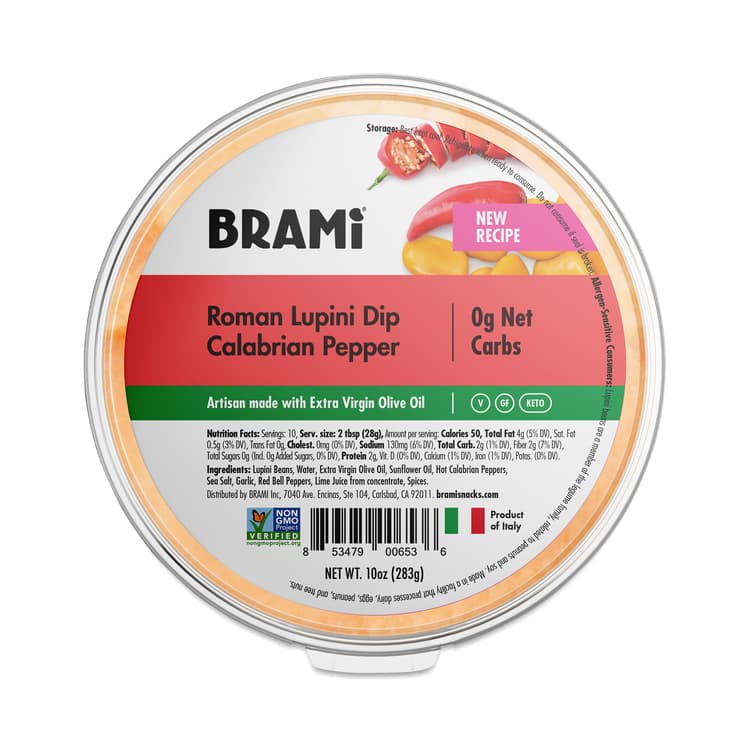 Brami Lupini Bean Dip & Hummus, Calabrian Pepper