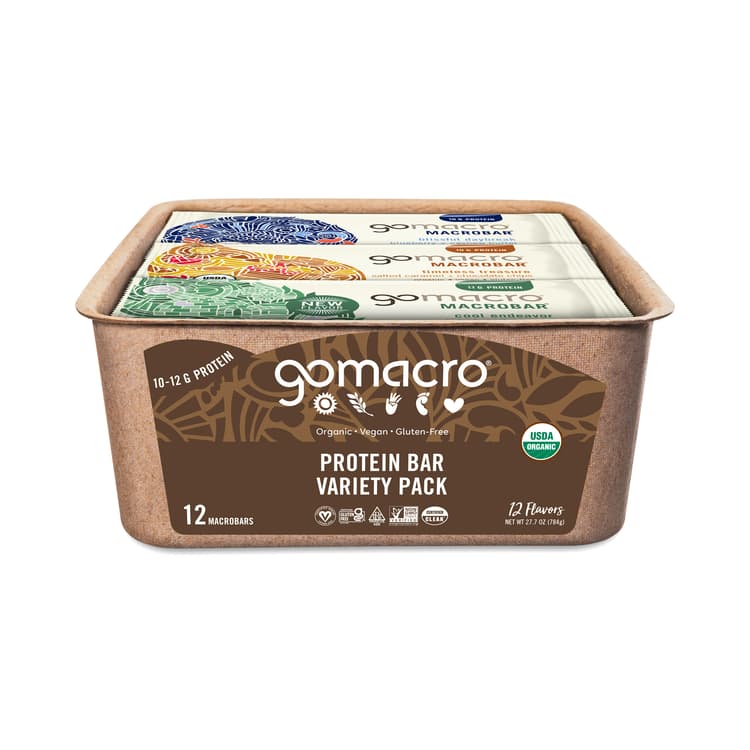 Gomacro Macrobar, Protein Bar Variety