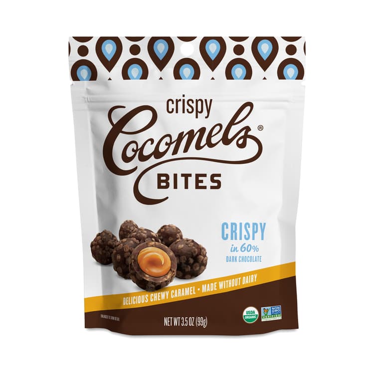 Cocomels Dark Chocolate Covered Caramel Bites 60%, Crispy
