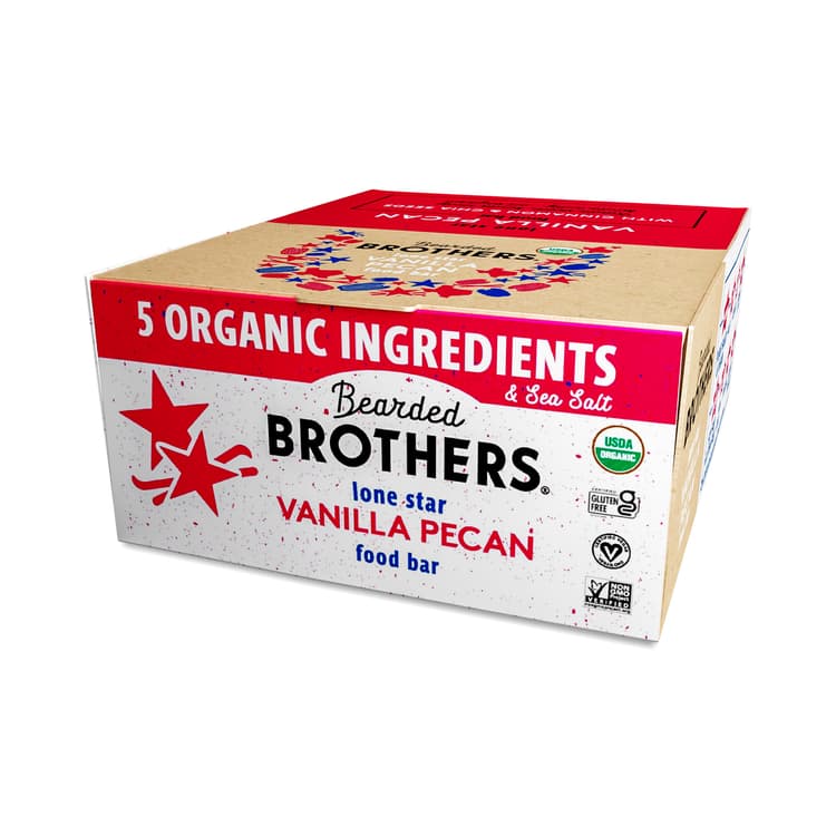 Bearded Brothers Food Bars, Lone Star Vanilla Pecan