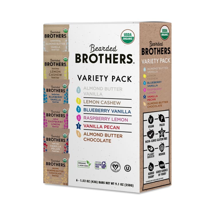 Bearded Brothers Food Bars,Variety