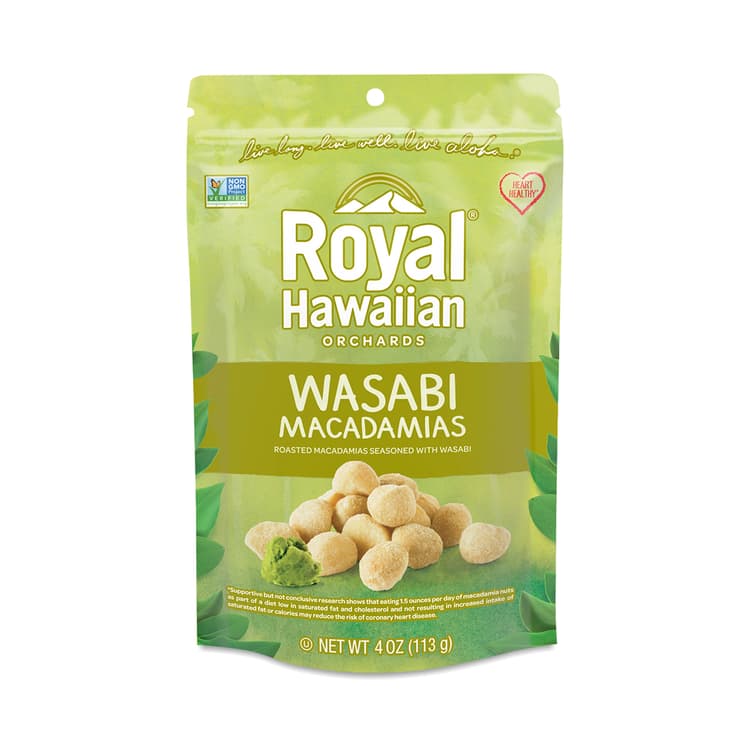 Royal Hawaiian Orchards Macadamia Nuts, Wasabi