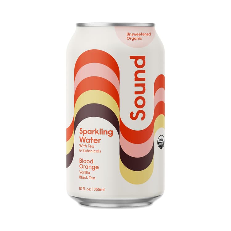 Sound Sparkling Water, Blood Orange, Vanilla, Black Tea