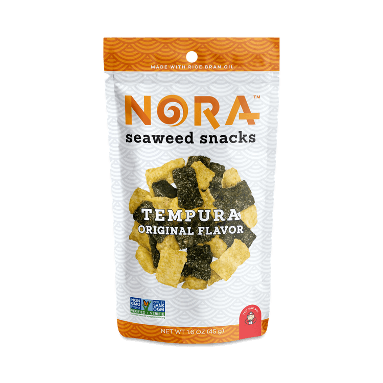 Nora Seaweed Snacks, Tempura Original