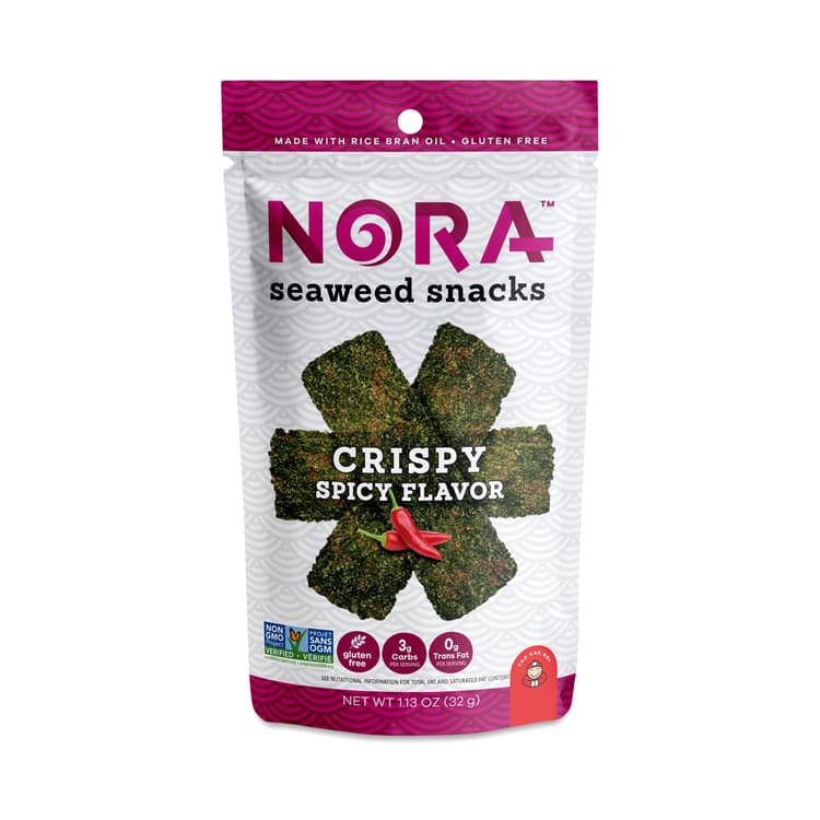 Nora Seaweed Snacks, Crispy Spicy