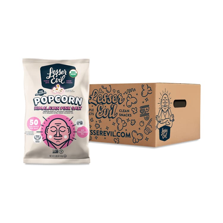Lesserevil Organic Popcorn, Himalayan Pink Salt, Snack