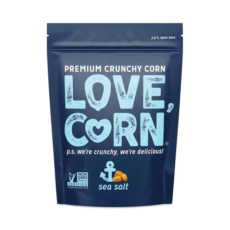 Love Corn Roasted Corn Snack, Sea Salt