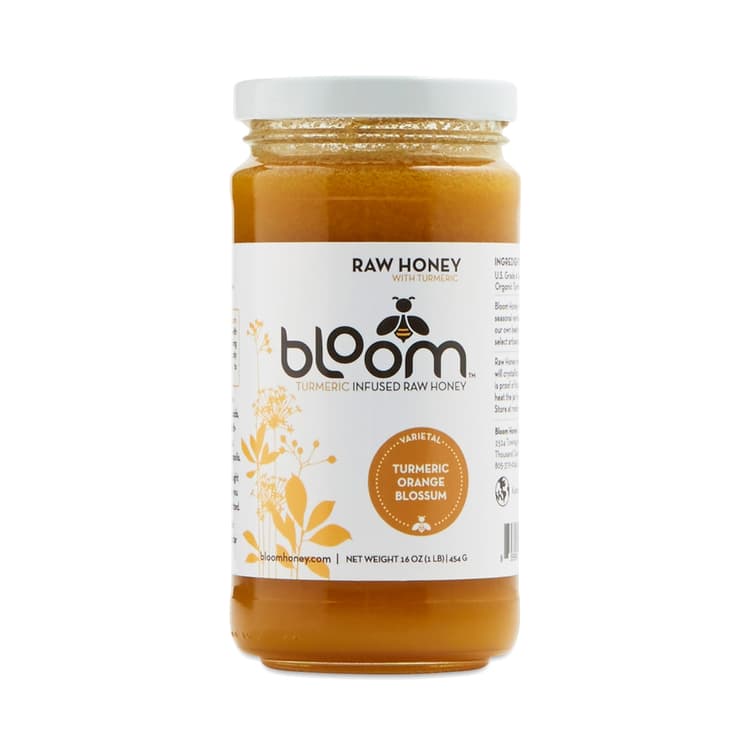Organic Turmeric Infused Orange Blossom Honey
