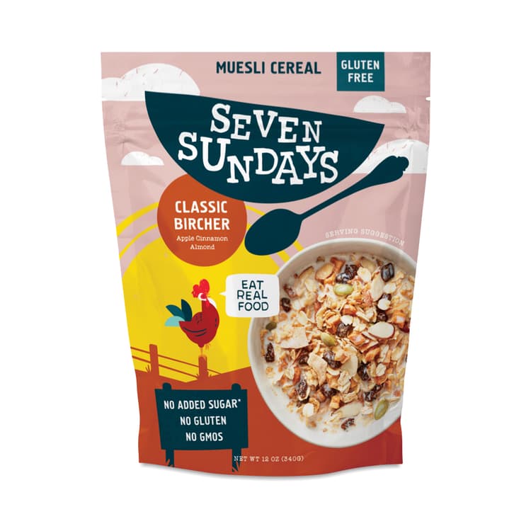 Seven Sundays Classic Bircher Muesli, Apple Cinnamon Almond