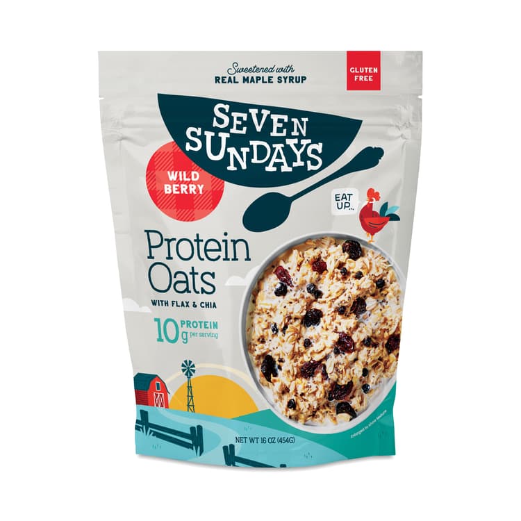 Seven Sundays Protein Oats, Wildberry