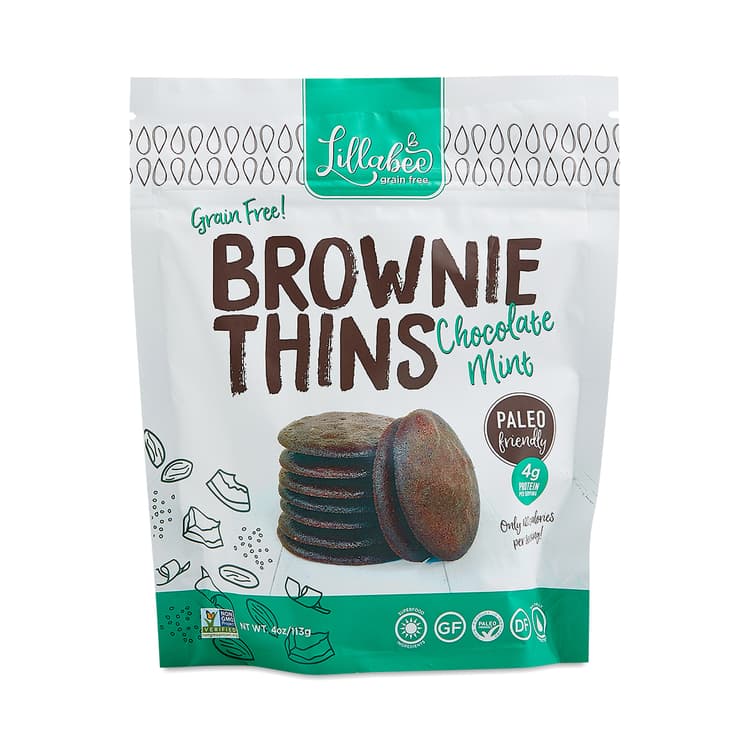 Brownie Thins, Mint Chocolate
