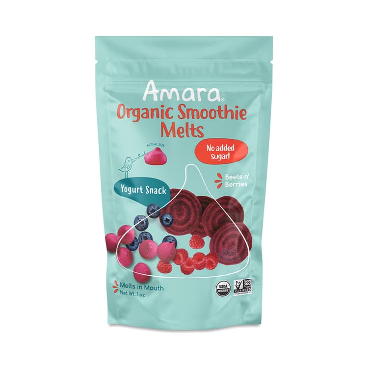 Amara Baby Food Yogurt Melts, Beets N' Berries