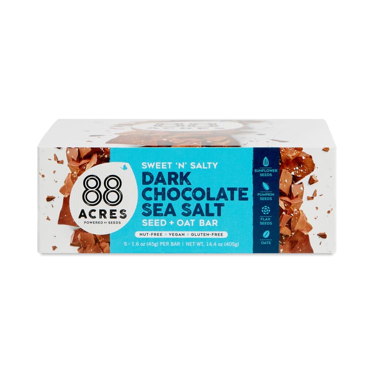 88 Acres Seed & Oat Bar, Dark Chocolate Sea Salt