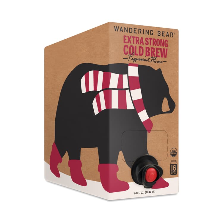 Wandering Bear Coffee Cold Brew Coffee On Tap, Peppermint Mocha
