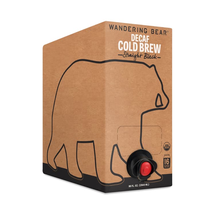 Wandering Bear Coffee Cold Brew Coffee, Decaf