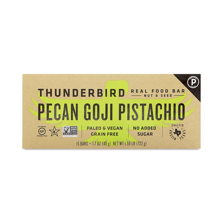Pecans Goji Pistachio Real Food Bars
